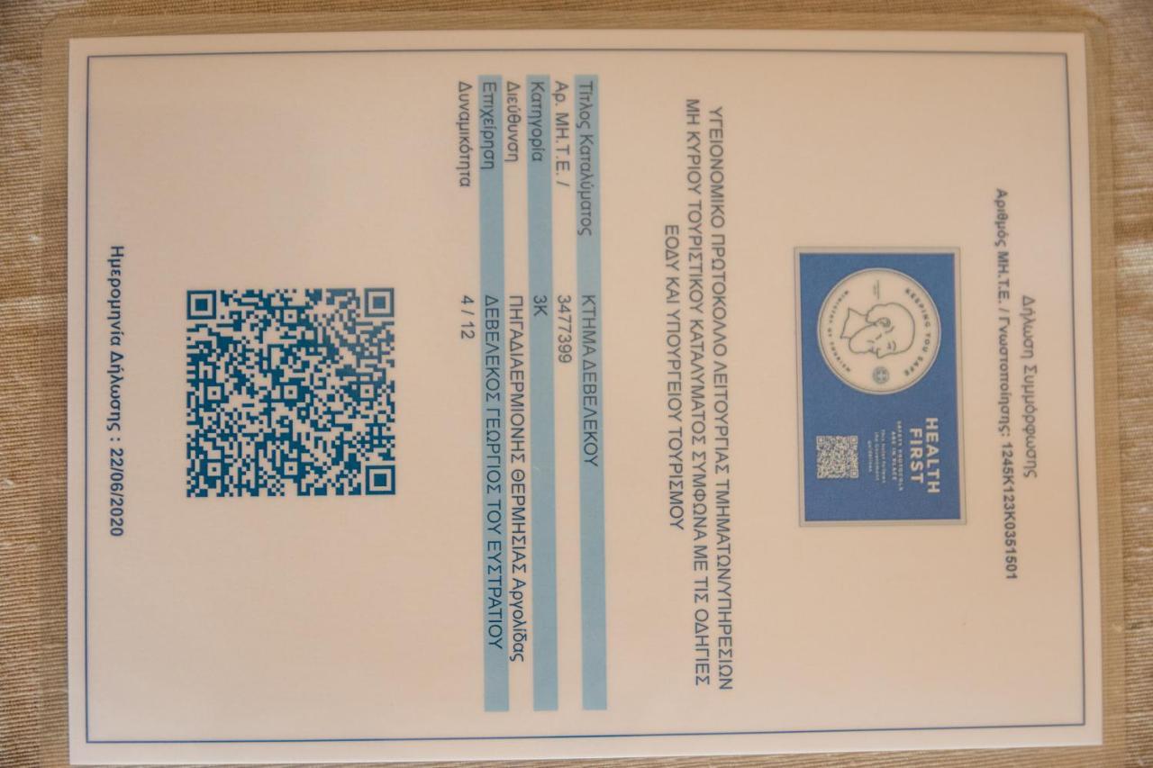 Appartamento Ktima Develekou Pigadhia  Esterno foto